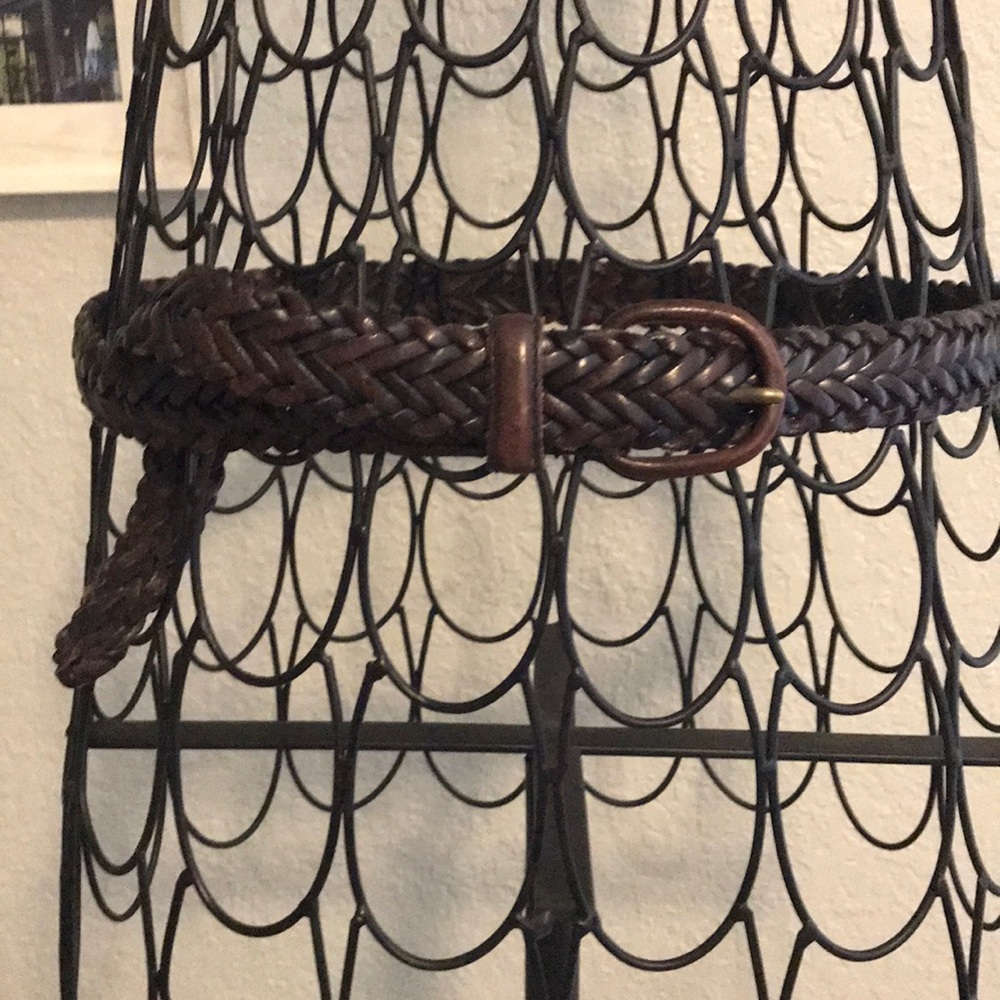Dockers Genuine Leather Braided Belt